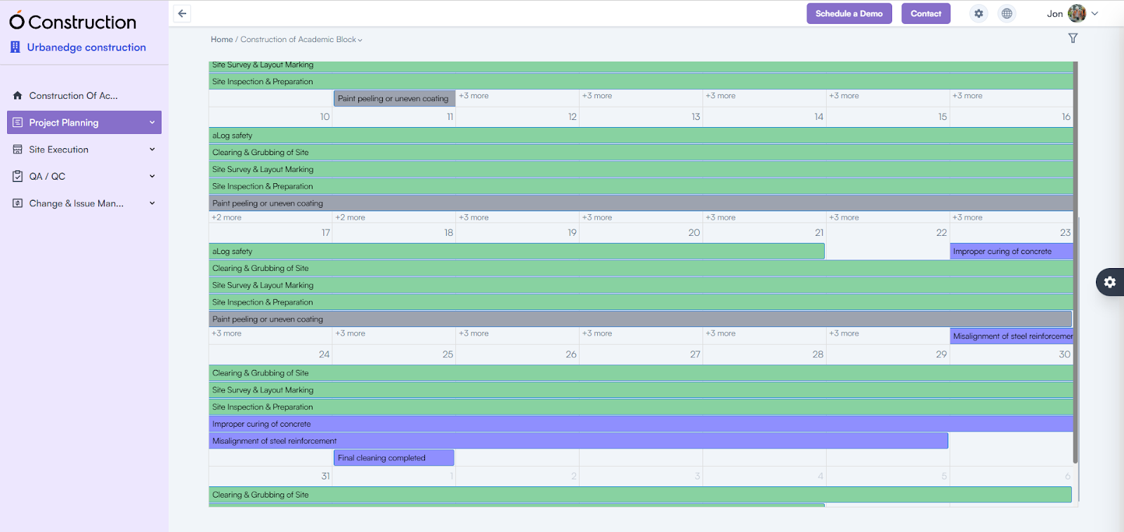 Calendar – 500 Error Fixed